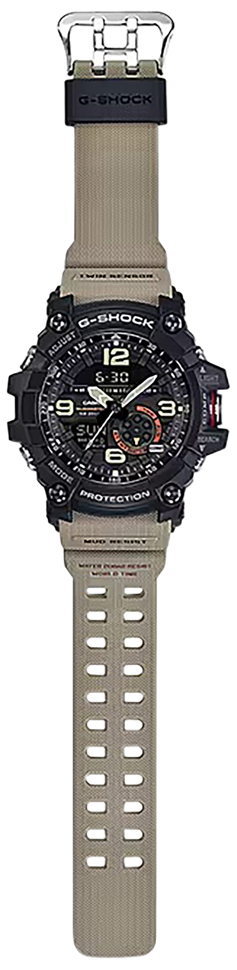 G-shock/vlc Distribution GG10001A5 G-Shock Tactical MudMaster Keep Time Tan Size 145-215mm Features Digital Compass G-shock/vlc Distribution GG10001A5 G-Shock Tactical MudMaster Keep Time Tan Size 145-215mm Features Digital Compass
