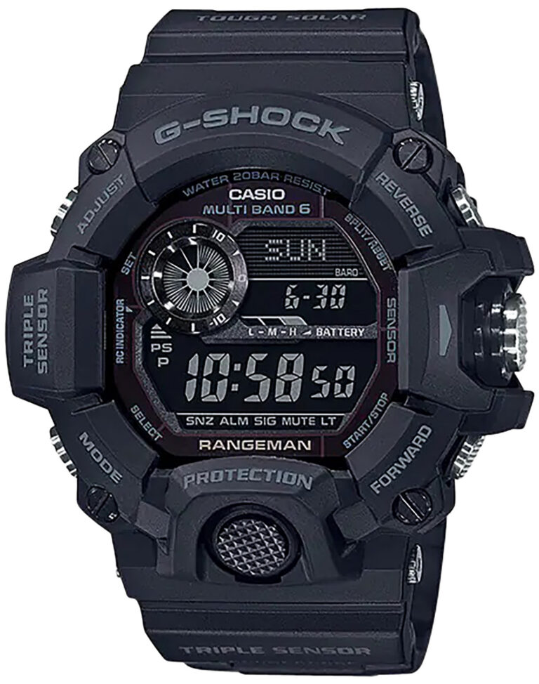 G-shock/vlc Distribution GW94001B G-Shock Tactical Rangeman Keep Time Blackout Size 145-215mm Features Digital Compass G-shock/vlc Distribution GW94001B G-Shock Tactical Rangeman Keep Time Blackout Size 145-215mm Features Digital Compass