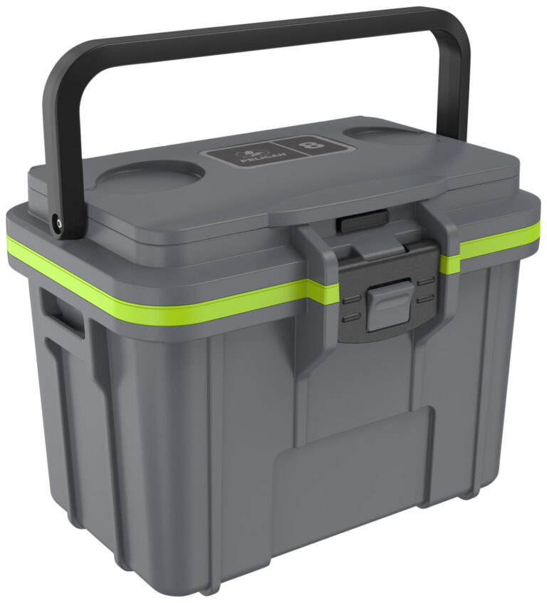 PELICAN 8Q-1-DKGRYEGRN 8QT ELITE COOLER GRY/GRN PELICAN 8Q-1-DKGRYEGRN 8QT ELITE COOLER GRY/GRN