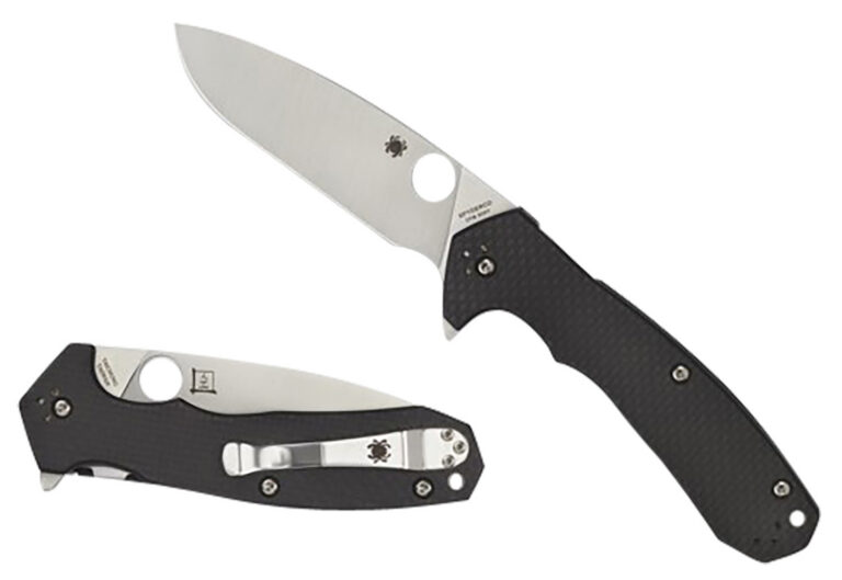Spyderco C234CFP Amalgam 3.80″ Folding Drop Point Plain Satin CPM S30V SS Blade/Black Textured Carbon Fiber/G10 Handle Includes Pocket Clip Spyderco C234CFP Amalgam 3.80″ Folding Drop Point Plain Satin CPM S30V SS Blade/Black Textured Carbon Fiber/G10 Handle Includes Pocket Clip
