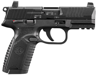 FN 66101013 502 MRD Full Size 22 LR 10+1 4″ Black Target Crown Steel Barrel/Black PVD Optic Ready/Serrated Slide/Black Polymer Frame w/Accessory Rail/Black Textured Polymer Grips Ambidextrous