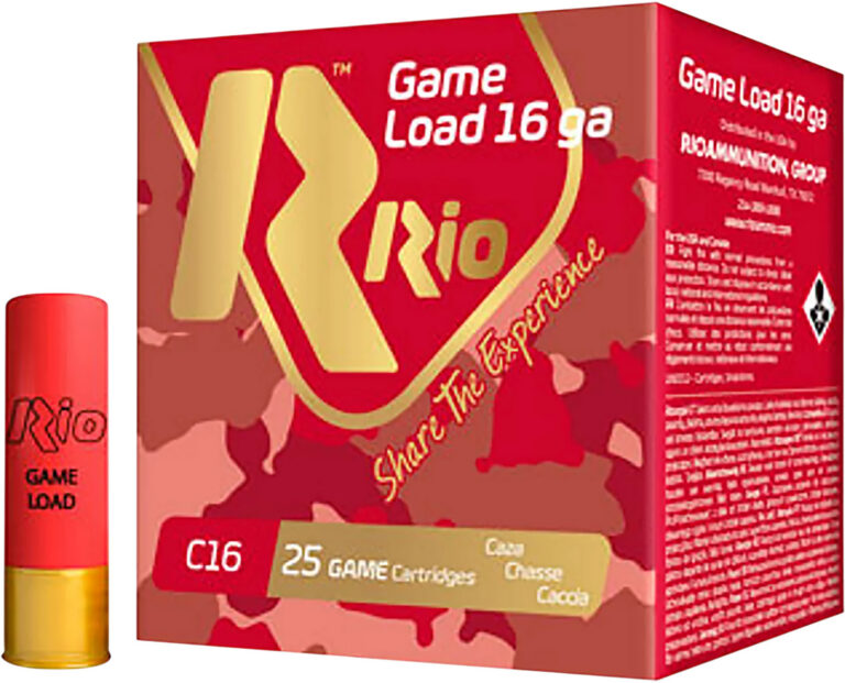 Rio Ammunition RCHV168 Game Load 16Gauge 2.75″ 1 1/8oz 8Shot 25 Per Box/10 Case Rio Ammunition RCHV168 Game Load 16Gauge 2.75″ 1 1/8oz 8Shot 25 Per Box/10 Case