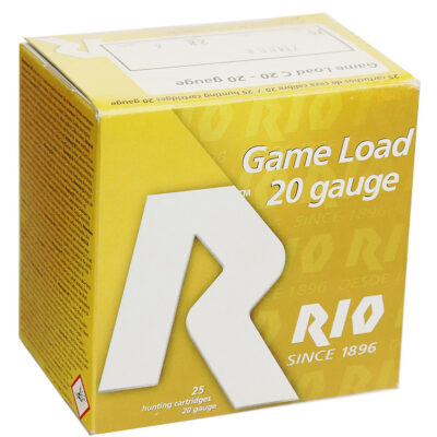 RIO Game Load 20ga 3″ 1250fps MAX DR 1-1/4oz #6