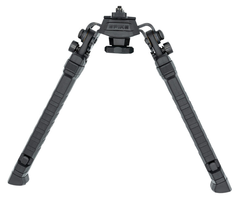 FAB Defense FXSPIKEB Spike Precision Bipod 7.09″- 11.42″ Adj., Rotating & Tilting, Rubber Feet, Includes Leg Extensions, Picatinny Rail Compatible Black Polymer & Aluminum