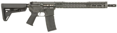 Black Rain Ordnance BROSSPSMK Spec 15+ SSP 5.56x45mm NATO 30+1 16″, Smoke, 15″ Slim M-LOK, Magpul Grip/Carbine Stock