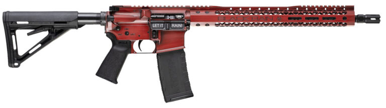 Black Rain Ordnance BROWTPRB Spec 15+ We The People 5.56x45mm NATO 30+1 16″, Red Battleworn with Deep Engraving, 15″ Slim M-LOK, Magpul Grip/Carbine Stock, Castle Flash Hider Black Rain Ordnance BROWTPRB Spec 15+ We The People 5.56x45mm NATO 30+1 16″, Red Battleworn with Deep Engraving, 15″ Slim M-LOK, Magpul Grip/Carbine Stock, Castle Flash Hider