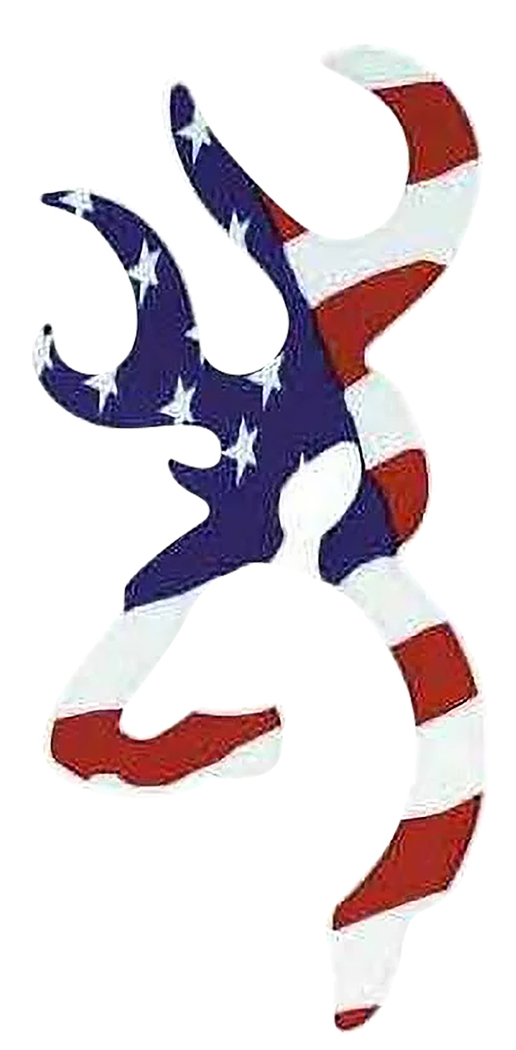 Browning 3922003116 Buckmark Decal Red/White/Blue Vinyl Sticker 6″