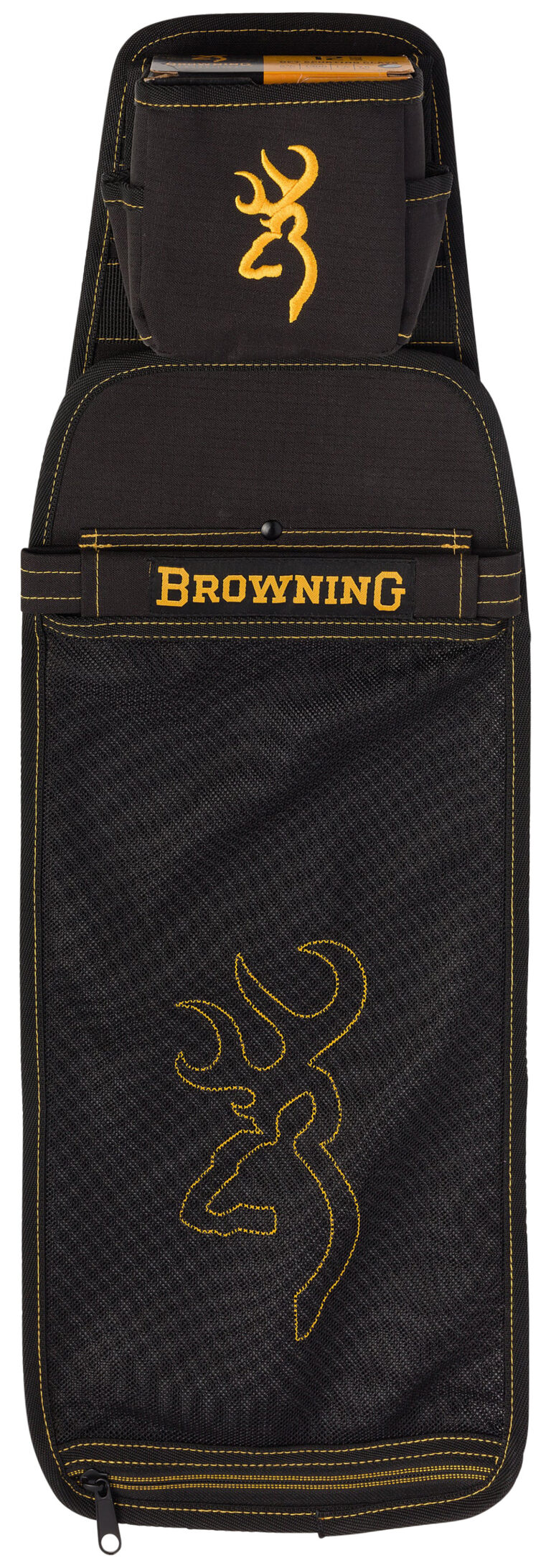 Browning 121095897 Shotshell Pouch Black/Gold Ripstop Ambidextrous Browning 121095897 Shotshell Pouch Black/Gold Ripstop Ambidextrous