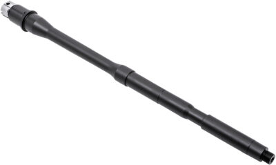 CMMG 22D7C4A Replacement Barrel Kit with Collar, 22 LR 16.10″ Threaded, Black Nitride Chromoly Steel, Fits AR-15/Mk4