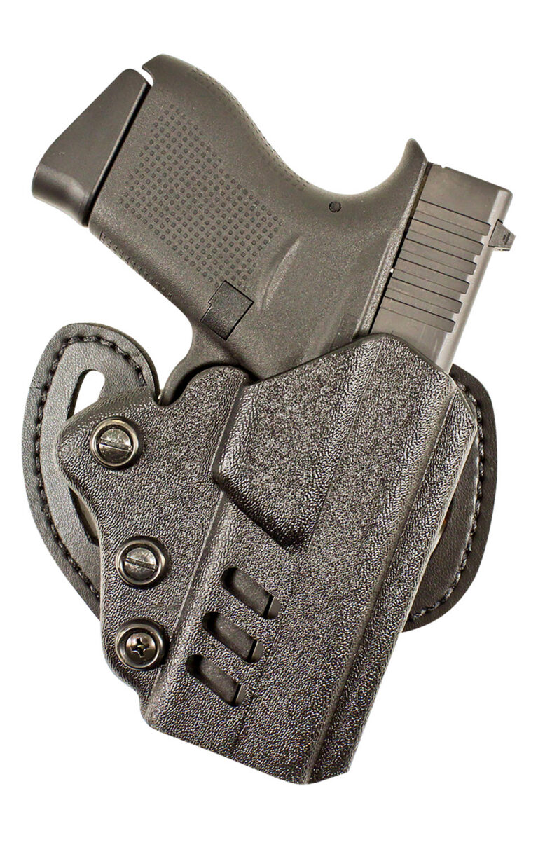 DeSantis Gunhide 042KAB2Z0 Facilitator OWB Black Kydex Belt Slide Fits Glock 17/17 Gen5/22/31/47 Right Hand DeSantis Gunhide 042KAB2Z0 Facilitator OWB Black Kydex Belt Slide Fits Glock 17/17 Gen5/22/31/47 Right Hand