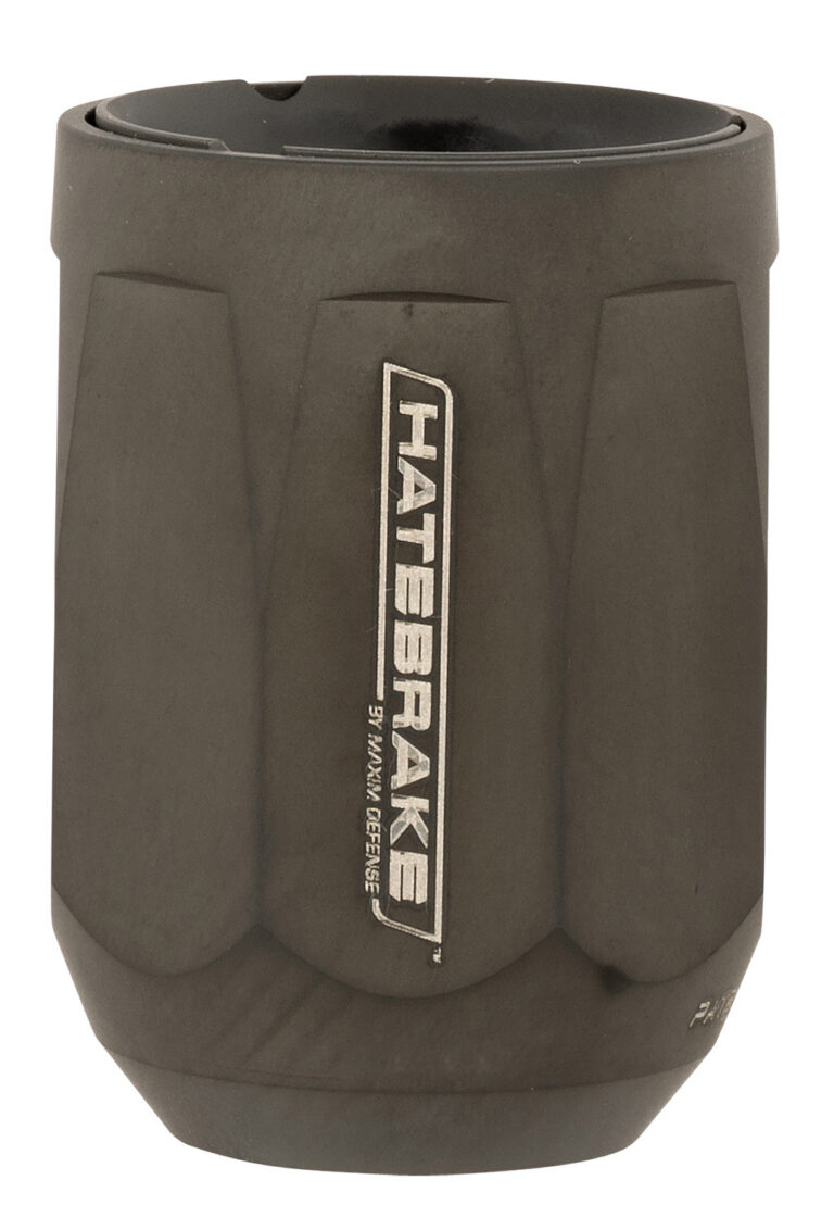 Maxim Defense MXM47709 Hate Brake 30 Cal (7.62mm), 5/8″-24 tpi, 1.50″ D Black DLC Stainless Steel Maxim Defense MXM47709 Hate Brake 30 Cal (7.62mm), 5/8″-24 tpi, 1.50″ D Black DLC Stainless Steel