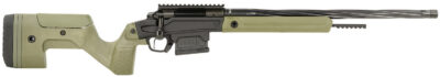 Stag Arms SABR01030002 Pursuit  6.5 Creedmoor 5+1 20″ Threaded/Fluted Sporter, Black Cerakote Barrel/Rec, OD Green OEM Hybrid Hunter Stock, TriggerTech Trigger, 20 MOA Scope Mount