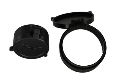 Huskemaw Optics 20SFC530T Tactical Flip-Up Lens Caps Black Rubber, 56mm Objective, Compatible w/Tactical Hunter 5-30x56mm