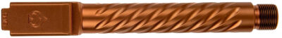 Ballistic Advantage BAPSG175T3R Premium Series  9mm Luger Fits Glock 17 Gen 5 Spiral Fluted Threaded Copper PVD Stainless Steel
