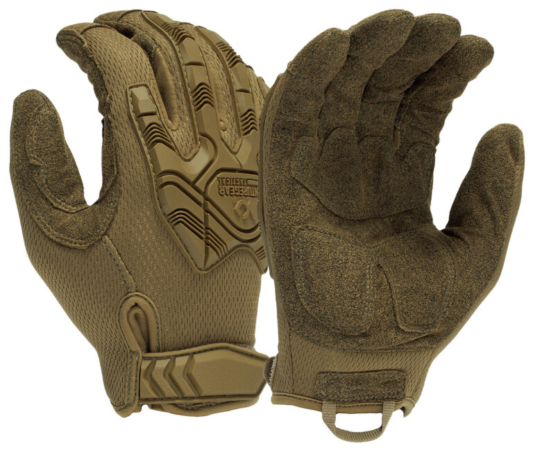 Pyramex VGTG40TXL Impact Operator Heavy-Duty Brown Synthetic Leather XL Hook & Loop Pyramex VGTG40TXL Impact Operator Heavy-Duty Brown Synthetic Leather XL Hook & Loop