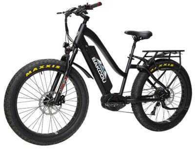 Bakcou E-bikes BMST26BB21 Mule ST 26 Matte Black 18″ w/Stand Over Height of 26″ Frame, Shimano Alivio Hill-Climbing 9 Speed Bafang M620 Ultra Motor, 35+ mph Speed