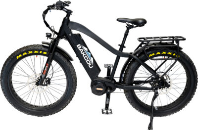 Bakcou E-bikes BMJBB25 Mule Jager Matte Black 18″ w/Stand Over Height of 29.50″ Frame, Rohloff E-14 (500/14) Speed Hub Bafang M620 Ultra Motor, 35+ mph Speed