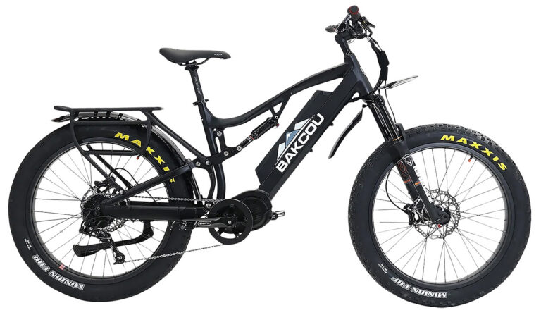 Bakcou E-bikes BS17BB25 Storm 25 Medium Matte Black 17″ w/Stand Over Height of 30.50″ Frame, Sram 9sp, 40t Front & Sram 11-34t Rear Cassette Bafang M620 Ultra Motor