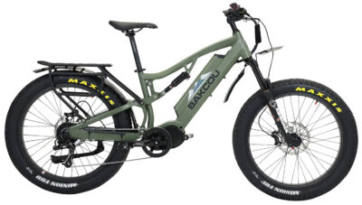 Bakcou E-bikes BS17GB25 Storm 25 Medium Matte Black 17″ w/Stand Over Height of 30.50″ Frame, Sram 9sp, 40t Front & Sram 11-34t Rear Cassette Bafang M620 Ultra Motor