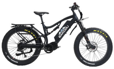 Bakcou E-bikes BS19BB25 Storm 25 Large Matte Black 19″ w/Stand Over Height of 30.50″ Frame, Sram 9sp, 40t Front & Sram 11-34t Rear Cassette Bafang M620 Ultra Motor