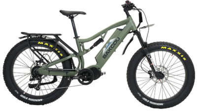 Bakcou E-bikes BS19GB25 Storm 25 Large Matte Army Green 19″ w/Stand Over Height of 30.50″ Frame, Sram 9sp, 40t Front & Sram 11-34t Rear Cassette Bafang M620 Ultra Motor