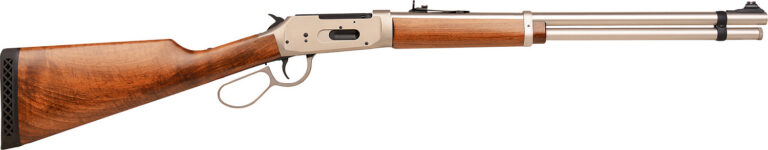 Gforce Arms GFLVR3030SS Saddlehorn  30-30 Win 5+1 20″ Stainless Steel Barrel, Stainless Aluminum Receiver, Fixed Turkish Walnut Stock, Right Hand