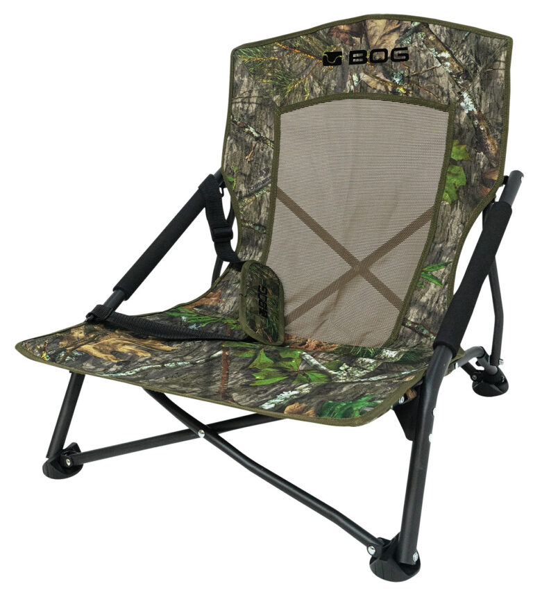 Bog-Pod 1134444 Snood Low-Profile Chair, 4 Legs, Mossy Oak Camo, Steel Frame, Carry Strap Bog-Pod 1134444 Snood Low-Profile Chair, 4 Legs, Mossy Oak Camo, Steel Frame, Carry Strap