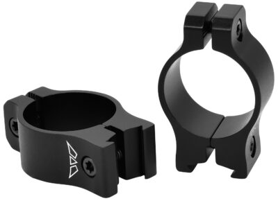 Warne Vapor 2-Piece Rimfire Scope Rings 1” Low – Anodized