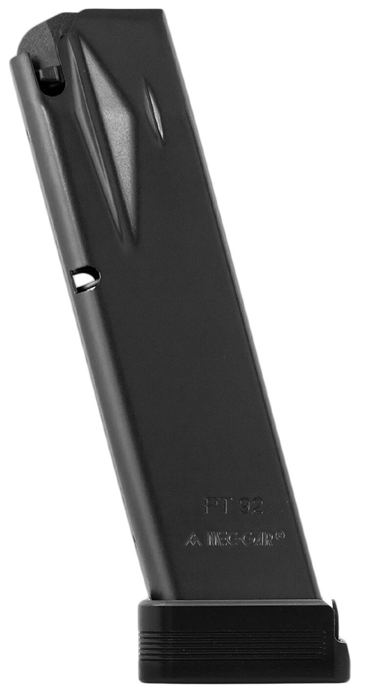 Mec-Gar MGPT9220M Taurus Competition 20rd 9mm Luger, Fits Taurus PT92/PT99 Black Mec-Gar MGPT9220M Taurus Competition 20rd 9mm Luger, Fits Taurus PT92/PT99 Black