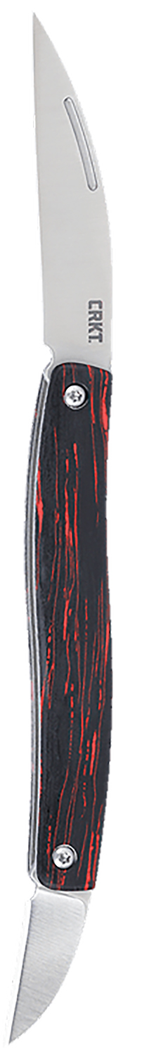 CRKT 4810 Forebear 1.06″/2.29″ Folding Wharncliffe Satin 12C27 Sandvik Blade, Black/Red G10 Handle CRKT 4810 Forebear 1.06″/2.29″ Folding Wharncliffe Satin 12C27 Sandvik Blade, Black/Red G10 Handle