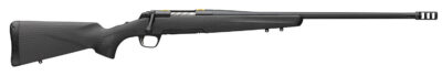 Browning 035602297 X-Bolt Pro Full Size 300 PRC 3+1 26″ Matte Blued Fluted Sporter SR Barrel, Blued Drilled & Tapped/X-Lock Mount Steel Receiver, Black Fixed Synthetic Stock