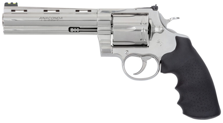 Anaconda 6″ 44Mag SS Hogue GFO 6rd