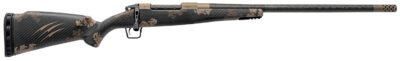 Fierce Firearms ROG7PRC24BRS Carbon Rogue  Full Size 7mm PRC 3+1 24″ Hand Lapped/Match Grade Threaded Barrel, Smoked Bronze Cerakote Steel Receiver, Sonora Ambush Camo Fierce Rogue Carbon Fiber Stock