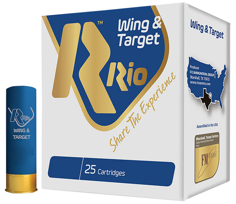 Rio Ammunition WT288 Wing & Target  12Gauge 2.75″ 1oz 8Shot 25 Per Box/10 Case