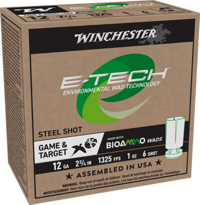 Winchester Ammo WCL12S6 E-Tech  12Gauge 2.75″ 1oz 6Shot 25 Per Box/10 Case