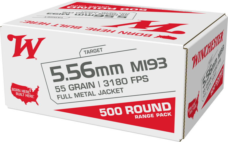 Lake City 5.56mm M193 55gr FMJ 500 Rounds