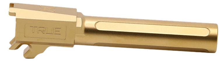 True Precision Inc TPP365XLBXG Sig  9mm Luger 3.70″ Fluted Gold TiN Stainless Steel, Fits Sig P365XL/P365X-MACRO