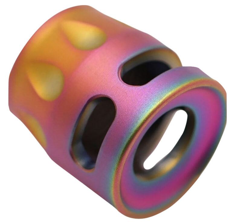 True Precision Inc TPSMICROS Micro Compensator S-Type Spectrum 416R Stainless Steel 1/2″x28 Threads 9mm/380 ACP