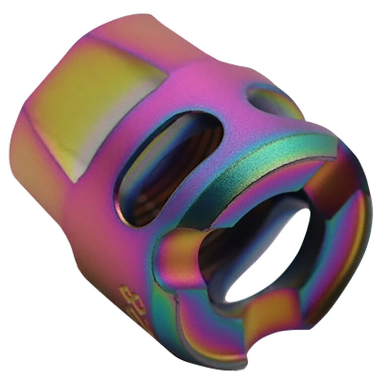 True Precision Inc TPYMICROS Micro Compensator Y-Type Spectrum 416R Stainless Steel 1/2″x28 Threads 9mm/380 ACP