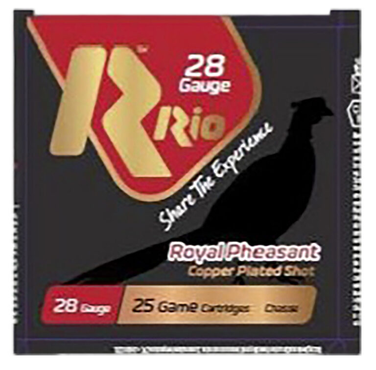 Rio Ammunition RPC285 Royal Pheasant 28Gauge 2.75″ Copper-Plated 5Shot Rio Ammunition RPC285 Royal Pheasant 28Gauge 2.75″ Copper-Plated 5Shot
