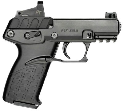 Kel-Tec P17BBLKRD P17 w/Optic Bundle Compact Frame 22 LR 16+1 3.80″ Black Steel Barrel, Black Serrated Slide, Black Polymer Frame w/Picatinny Rail, Textured Grip, Crimson Trace Red Dot, Ambidextrous