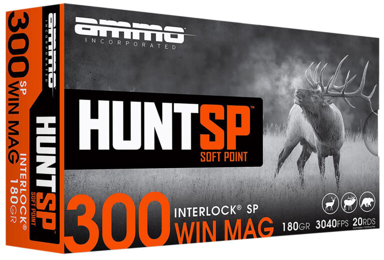 Ammo Inc 300WM10SPA20 Hunt 300Win 180gr Soft Point 20 Per Box/10 Case Ammo Inc 300WM10SPA20 Hunt 300Win 180gr Soft Point 20 Per Box/10 Case