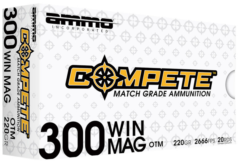 Ammo Inc 300WM190BTHPA20 Compete 300WinMag 220gr Open Tip Match 20 Per Box/10 Case Ammo Inc 300WM190BTHPA20 Compete 300WinMag 220gr Open Tip Match 20 Per Box/10 Case