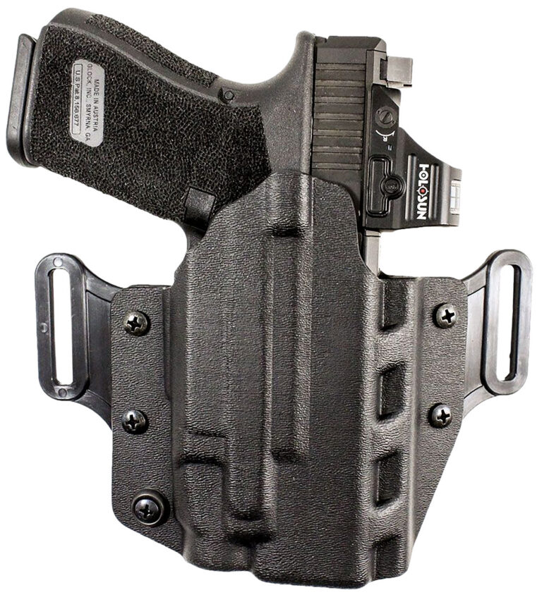 DeSantis Gunhide 195KA6VZ0 Veiled Partner OWB Black Glock 19/23/32/45 Ambidextrous DeSantis Gunhide 195KA6VZ0 Veiled Partner OWB Black Glock 19/23/32/45 Ambidextrous