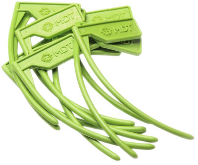 Mdt Sporting Goods Inc 104544GRN Chamber Flag  For 22 Cal and Up Black Green 10 Pack
