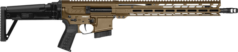 CMMG 28A490FMB Dissent MK4 22 ARC 10+1 16.10″  Midnight Bronze Cerakote Picatinny Rail Aluminum Receiver, M-LOK Handguard, Black CMMG Dissent Side Folding Stock, Zeroed Drop-In Single Stage Trigger