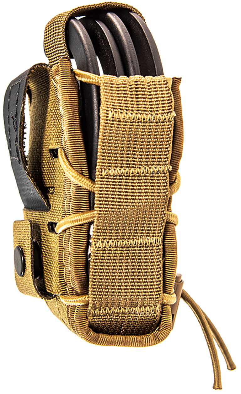 High Speed Gear 13DC10CB TACO Handcuff Holder Nylon Coyote Brown Adaptable Belt Mount Up to 2.25″