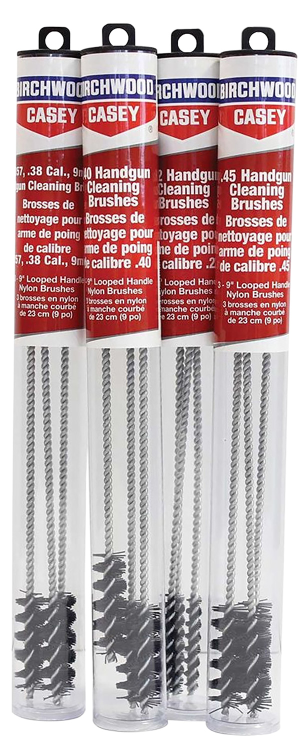 Birchwood Casey 41210 Cleaning Brushes Handgun Looped 9mm/357/38/380 9″ Nylon 3 Pack Birchwood Casey 41210 Cleaning Brushes Handgun Looped 9mm/357/38/380 9″ Nylon 3 Pack