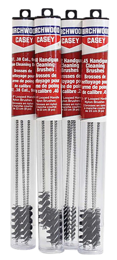 Birchwood Casey 41211 Cleaning Brushes Handgun Looped 40 Cal 9″ 3 Pack