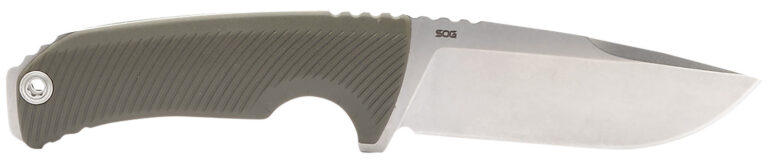 S.O.G SOG17060143 Tellus FX 4.20″ Fixed Clip Point Plain Stonewashed Cryo 440C SS Blade, Olive Drab Textured GRN Handle, Blister Pkg S.O.G SOG17060143 Tellus FX 4.20″ Fixed Clip Point Plain Stonewashed Cryo 440C SS Blade, Olive Drab Textured GRN Handle, Blister Pkg